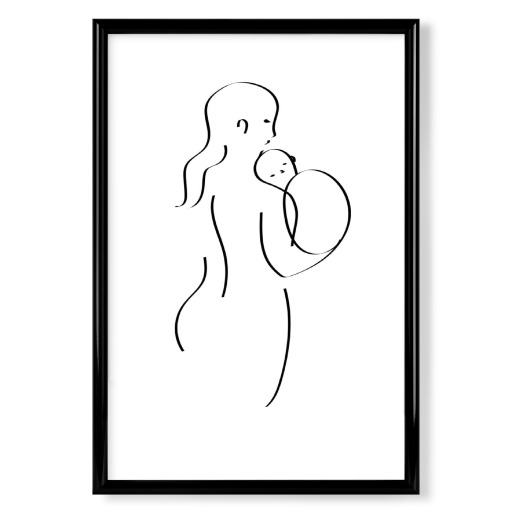 Woman with child
