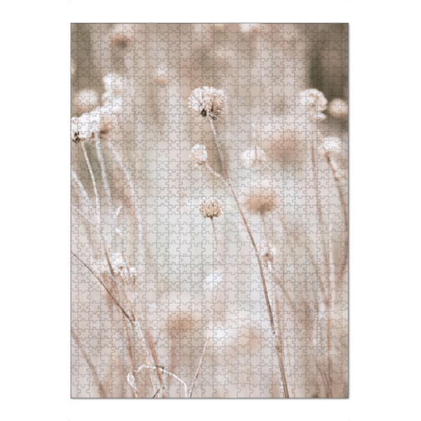 Puzzle Ravensburger "Modern Plant l" artboxONE - Natur,Floral - Minimalist plant,Botanical,Pflanzen,Boho,Plants,Minimal,Minimalistisch,Beige