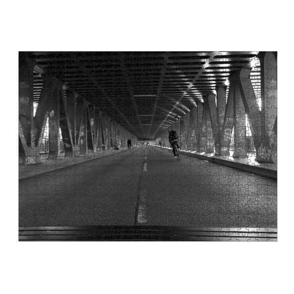 Puzzle Ravensburger "Brigde" artboxONE - Schwarzweiß