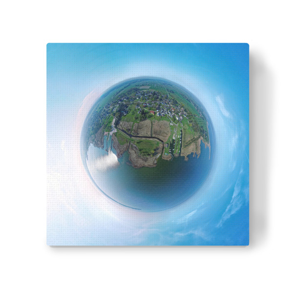 Leinwandbild "Wieck a.d. Darß & Bodden" artboxONE - Städte,Natur,Reise,Reise / Strand und Meer,Reise / Länder