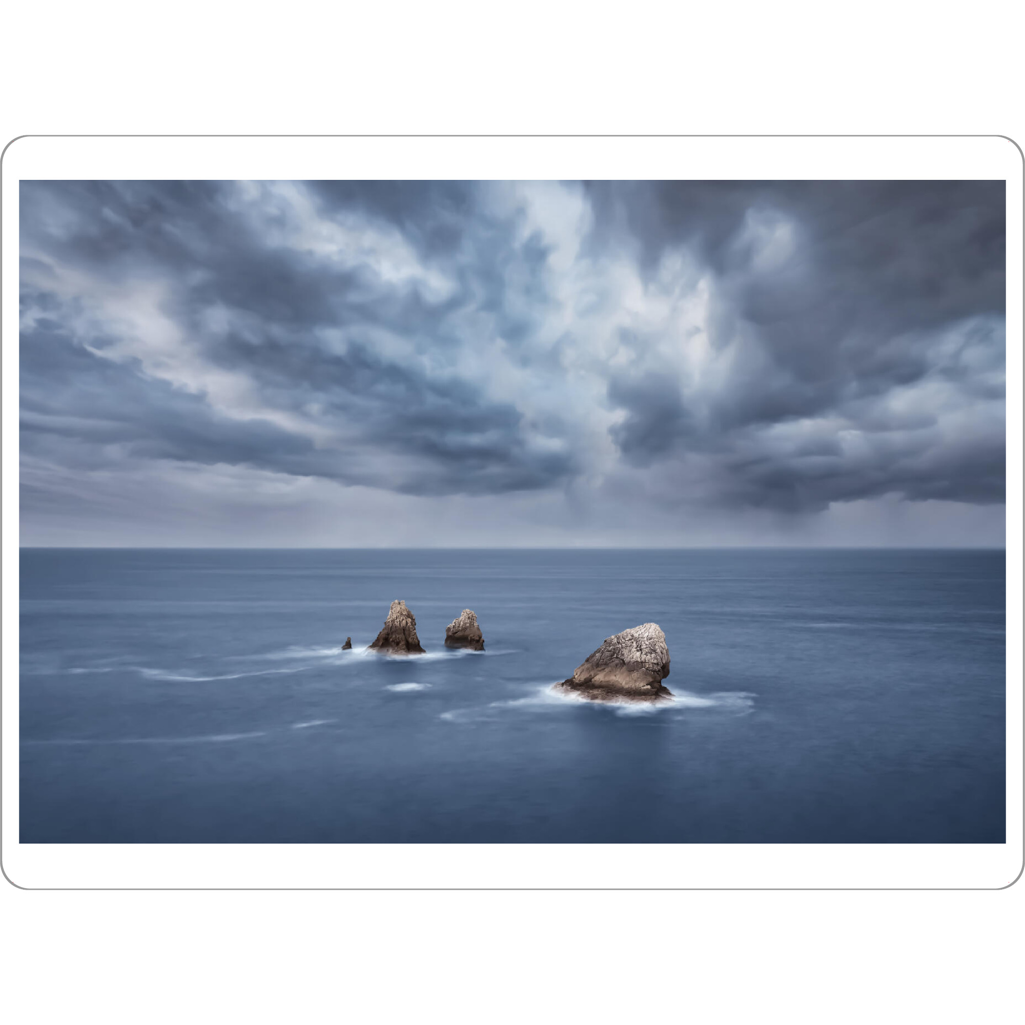 Tischset "Rocks and storm" artboxONE - Natur,Reise,Reise / Strand und Meer,Reise / Länder
