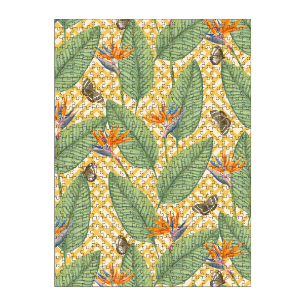 Puzzle Ravensburger "Intricate Tropicalia" artboxONE - Natur,Floral,Geometrie