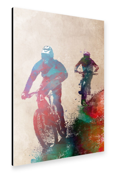 Alu-Dibond "Cyclers sport art" 30x20 cm artboxONE