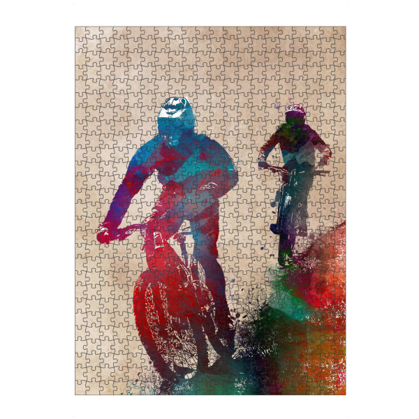 Puzzle Ravensburger "Cyclers sport art" artboxONE - Sport,Sport / Motivation