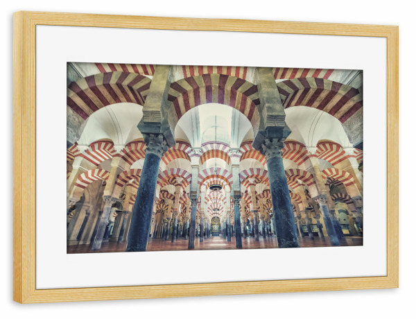 Poster mit Rahmen kiefer "Wonder of Cordoba" artboxONE - Städte,Reise,Architektur,Reise / Länder,Städte / Weitere