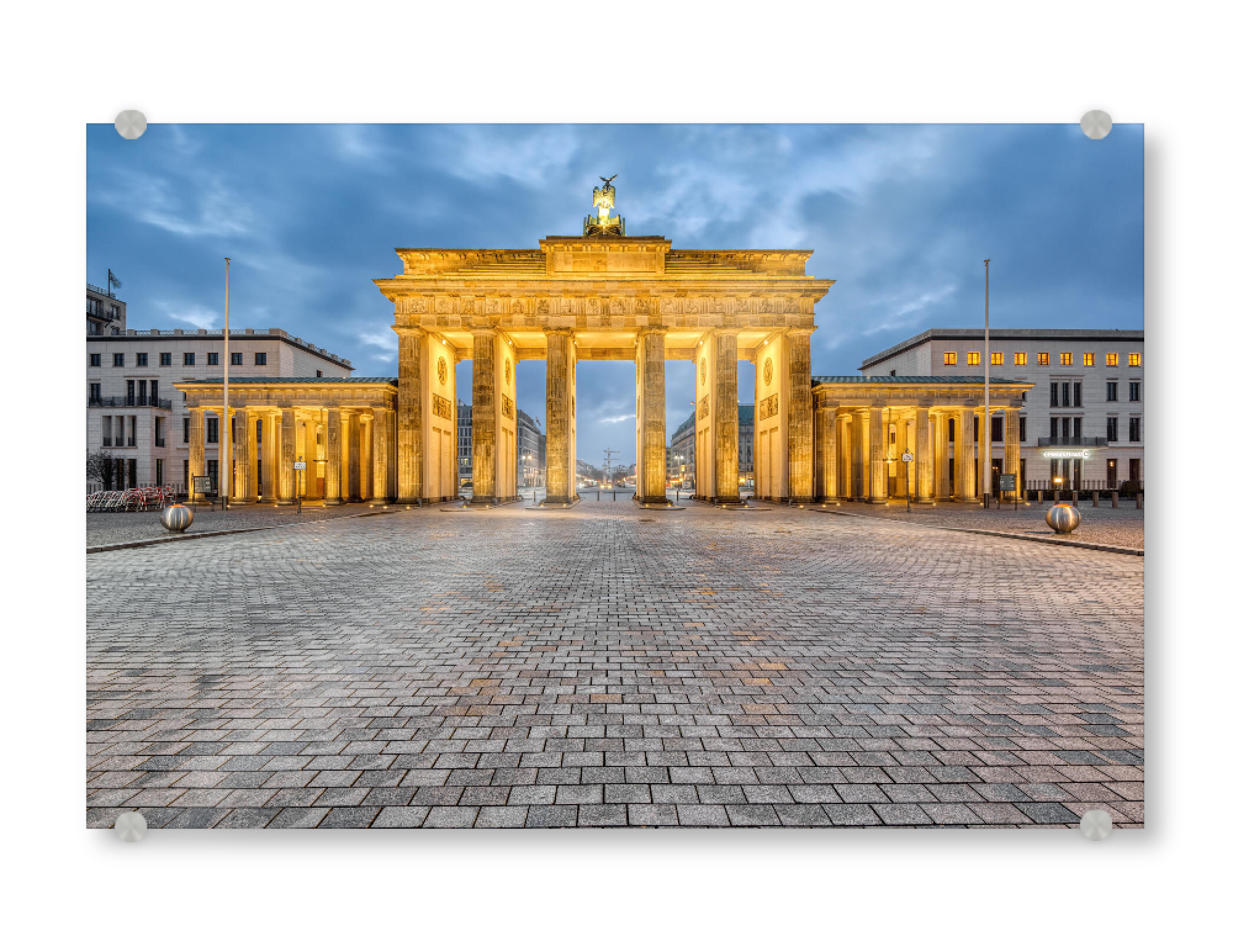 Acrylglasbild "Brandenburger Tor Panorama" artboxONE - Städte / Berlin,Reise,Architektur
