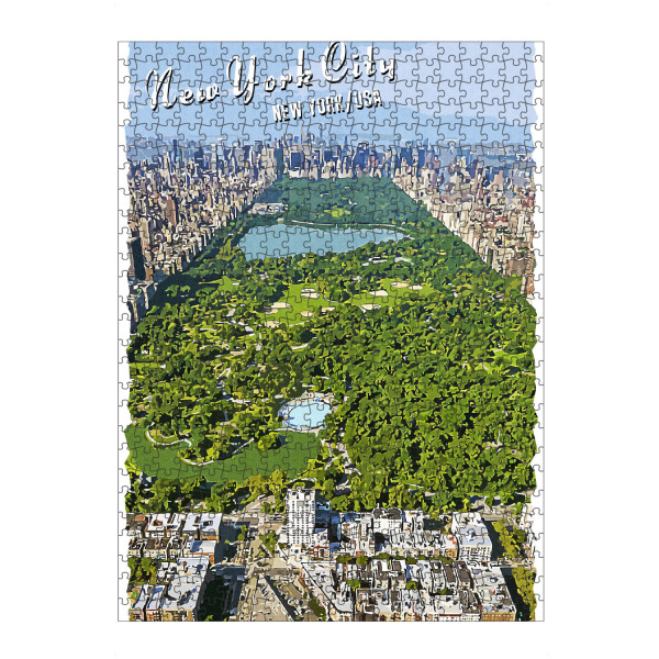 artboxONE Puzzle "New York Vintage Panorama" artboxONE - Städte / New York,Architektur