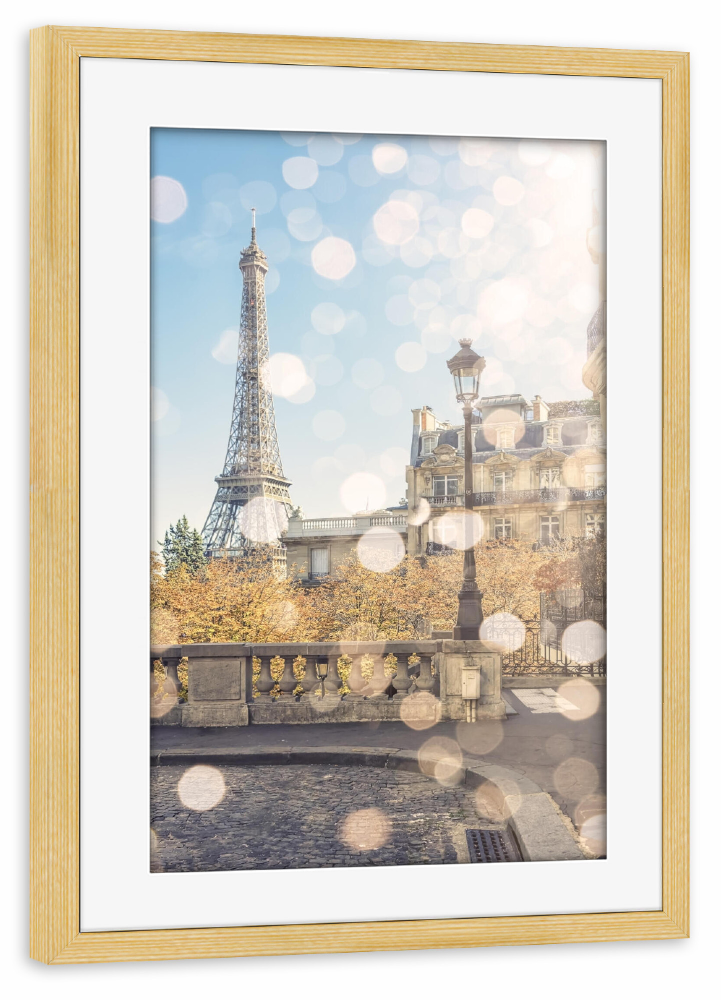 Poster mit Rahmen kiefer "Beautiful Paris" artboxONE - Städte,Reise,Städte / Paris,Reise / Länder