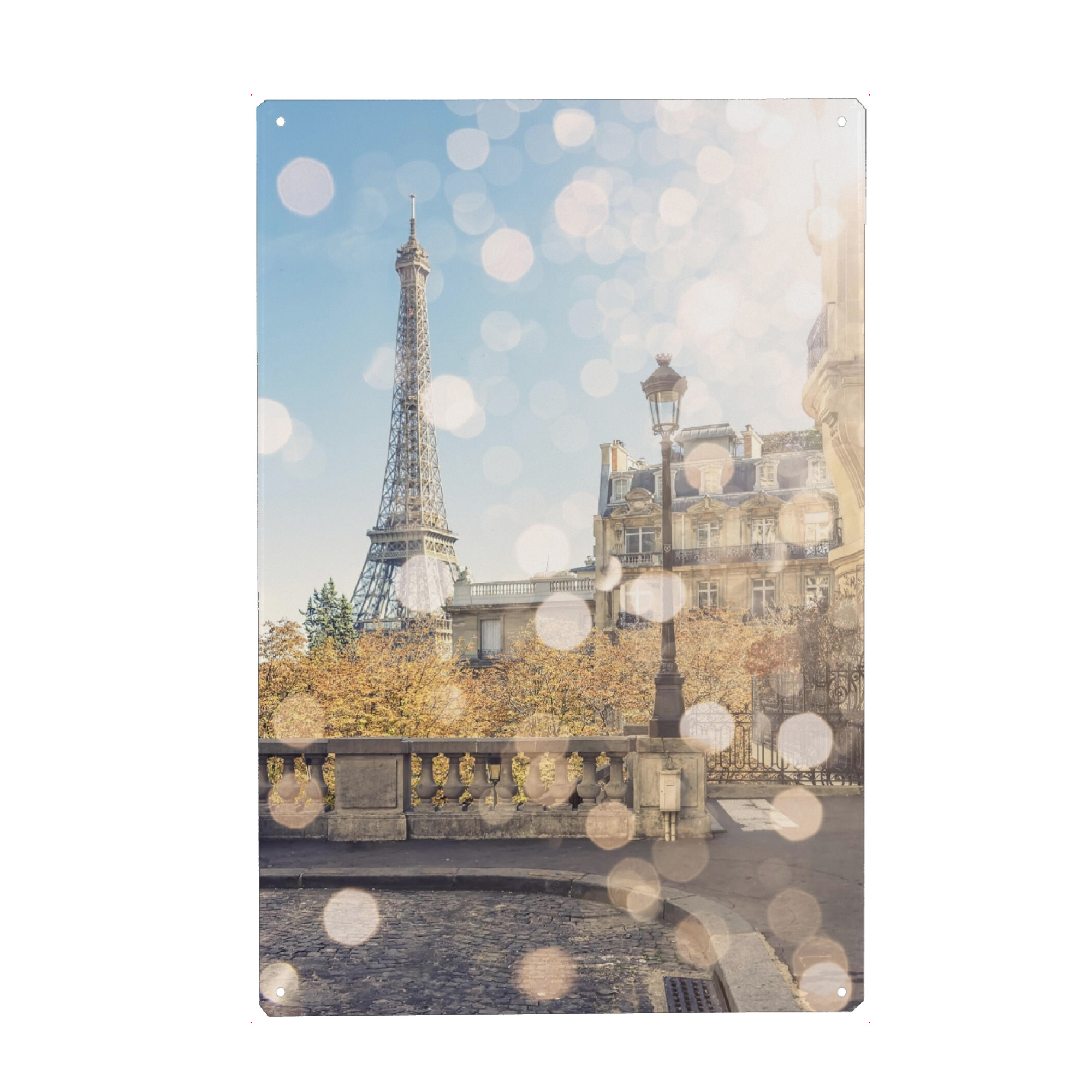 Metall Poster "Beautiful Paris" artboxONE - Städte,Reise,Städte / Paris,Reise / Länder