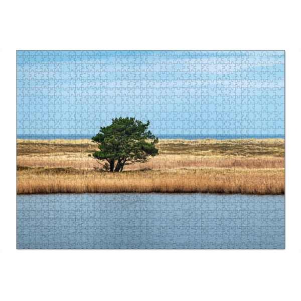 Puzzle Ravensburger "Baum im Schilf" artboxONE - Natur,Reise,Reise / Strand und Meer