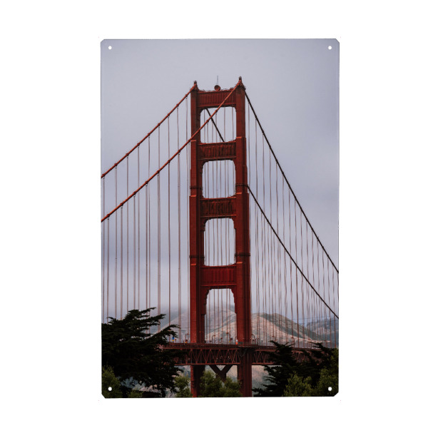 Holzbild "Golden Gate Bridge, San Francisco" artboxONE - Reise,Architektur,Städte / San Francisco