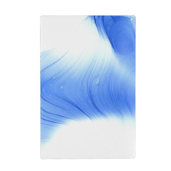 Holzbild "Abstract light blue" artboxONE - Abstrakt