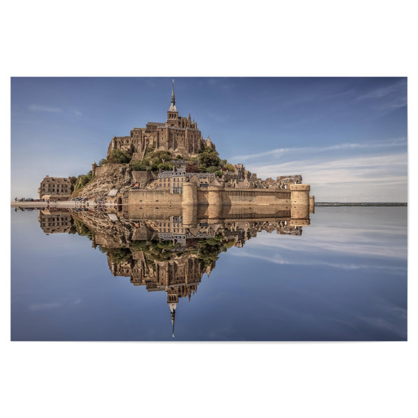 Poster 30x20 cm "Le Mont-Saint-Michel" artboxONE - Städte,Reise,Architektur,Reise / Strand und Meer,Reise / Länder