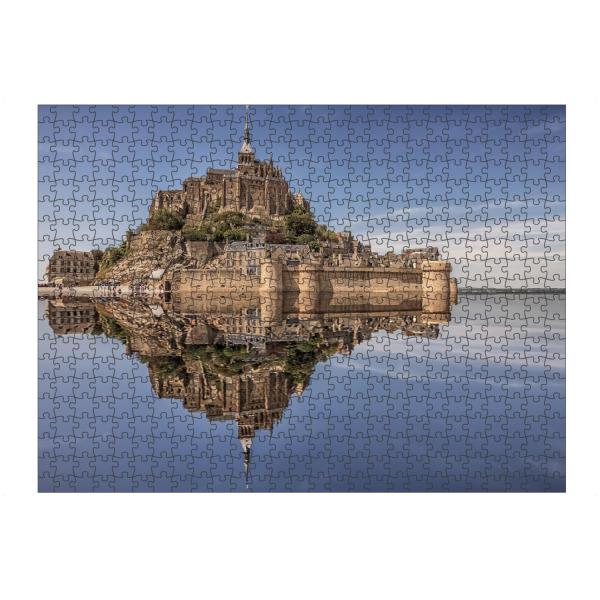 Puzzle Ravensburger "Le Mont-Saint-Michel" artboxONE - Städte,Reise,Architektur,Reise / Strand und Meer,Reise / Länder