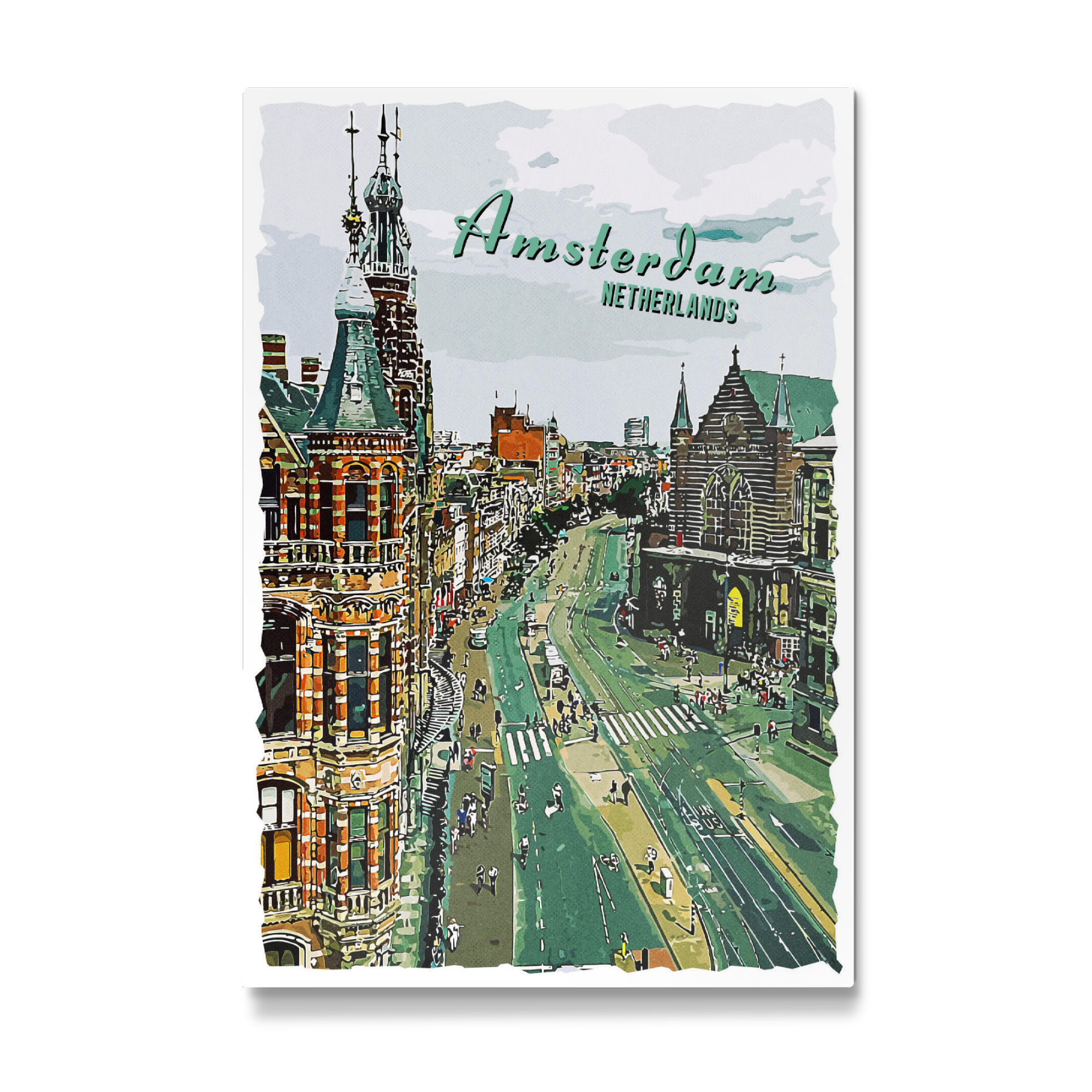 Galerie-Print "Amsterdam Vintage" 75x50 cm artboxONE