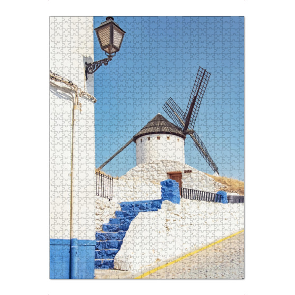 Puzzle Ravensburger "La Mancha" artboxONE - Städte,Reise,Architektur,Reise / Länder,Städte / Weitere
