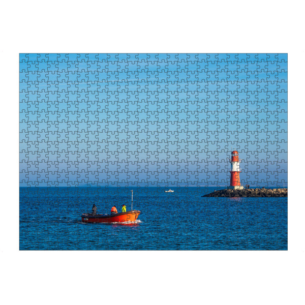 artboxONE Puzzle "Fischerboot und Mole" artboxONE - Natur,Reise,Architektur,Reise / Strand und Meer