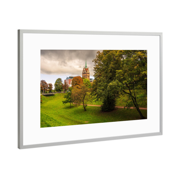 Poster mit Rahmen Silber "Kröpeliner Tor" artboxONE - Natur,Reise,Architektur,Städte / Weitere