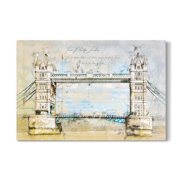 Galerie-Print "Tower Bridge, London" 30x20 cm artboxONE