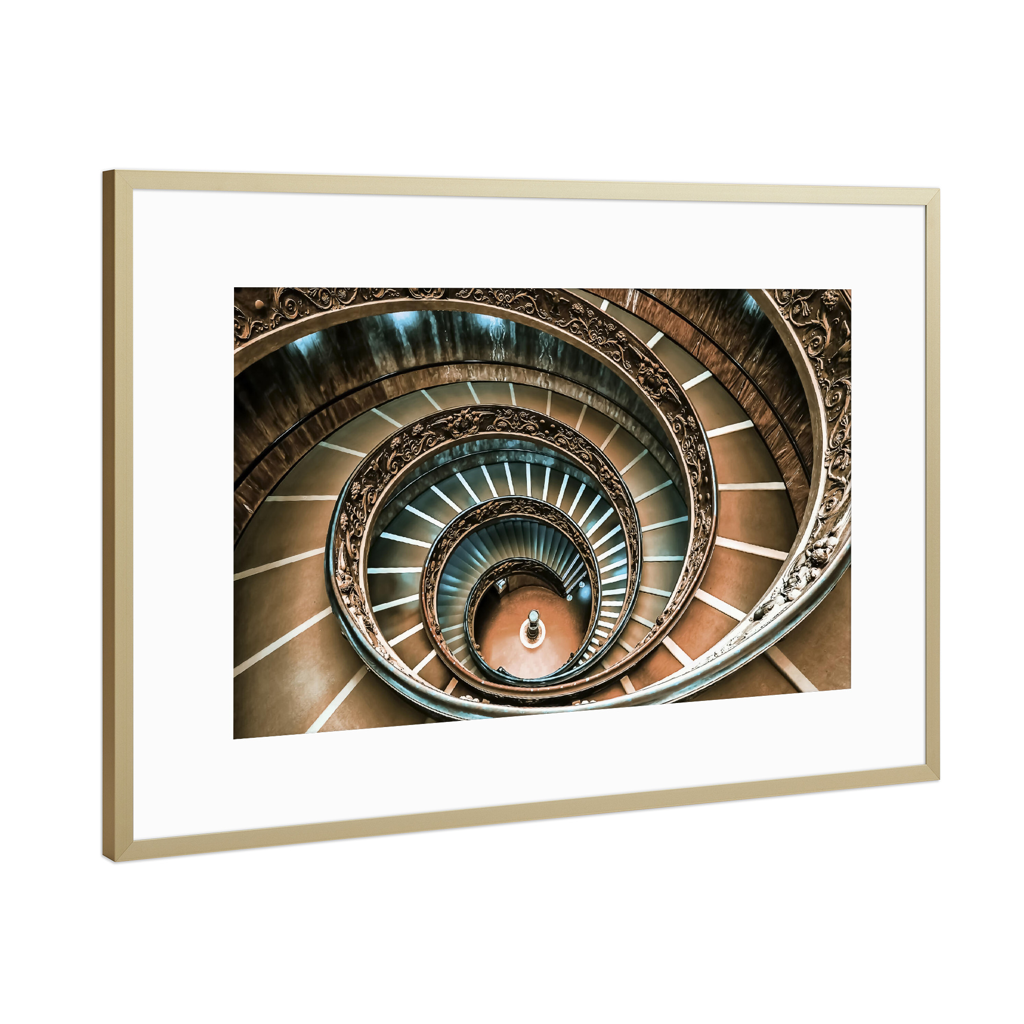 Poster mit Rahmen Gold "Vatican" artboxONE - Städte,Reise,Architektur,Reise / Länder,Städte / Rom