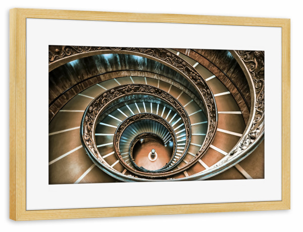 Poster mit Rahmen kiefer "Vatican" artboxONE - Städte,Reise,Architektur,Reise / Länder,Städte / Rom