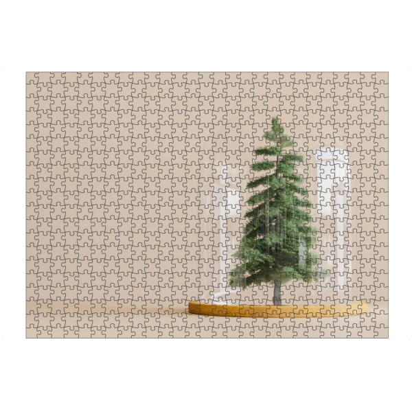 Puzzle Ravensburger "Tree under glass dome 3D rendering" artboxONE - Natur,Abstrakt,Weihnachten