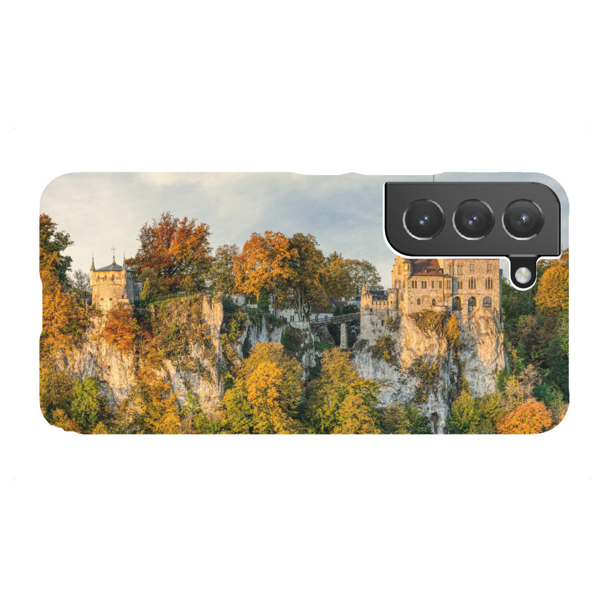 "Schloss Lichtenstein im Herbst"für Samsung Galaxy - Premium-Case Handyhülle artboxONE