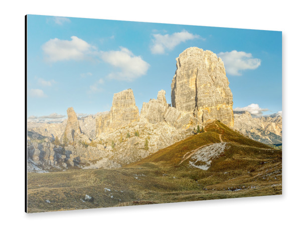Alu-Dibond "Cinque Torri Dolomiten" 30x20 cm artboxONE