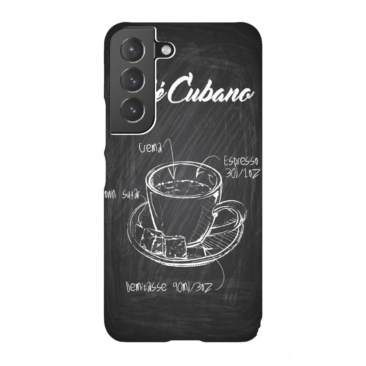 "Cafe' Cubano Zeichnung"für Samsung Galaxy - Premium-Case Handyhülle artboxONE