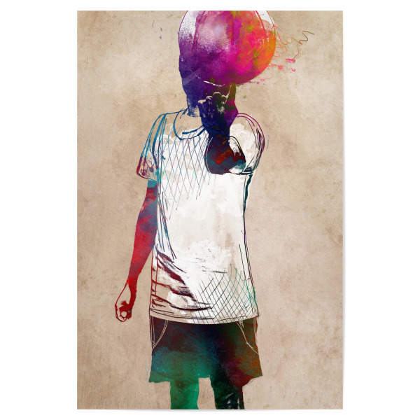 Poster "Basketball player art" artboxONE - Sport,Sport / Motivation - Basketball,Basket,Basketball player,Sport,Player