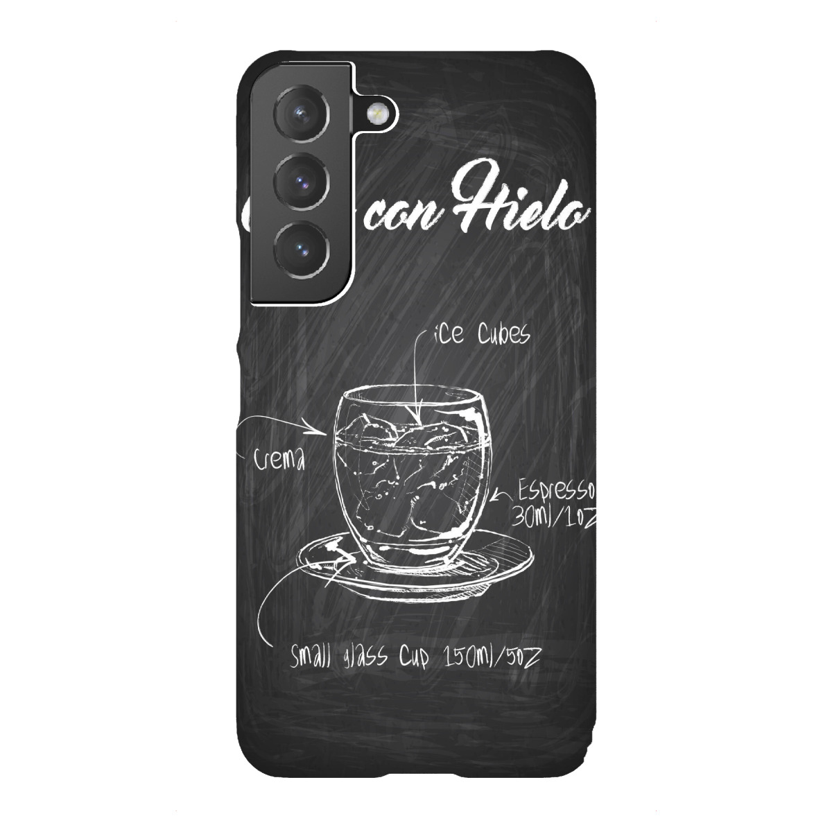 Samsung Galaxy "Cafe' con Hielo Zeichnung" Premium-Case Handyhülle artboxONE
