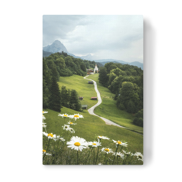 Leinwandbild "Chapel in the Bavarian Alps" artboxONE - Natur,Reise,Reise / Länder