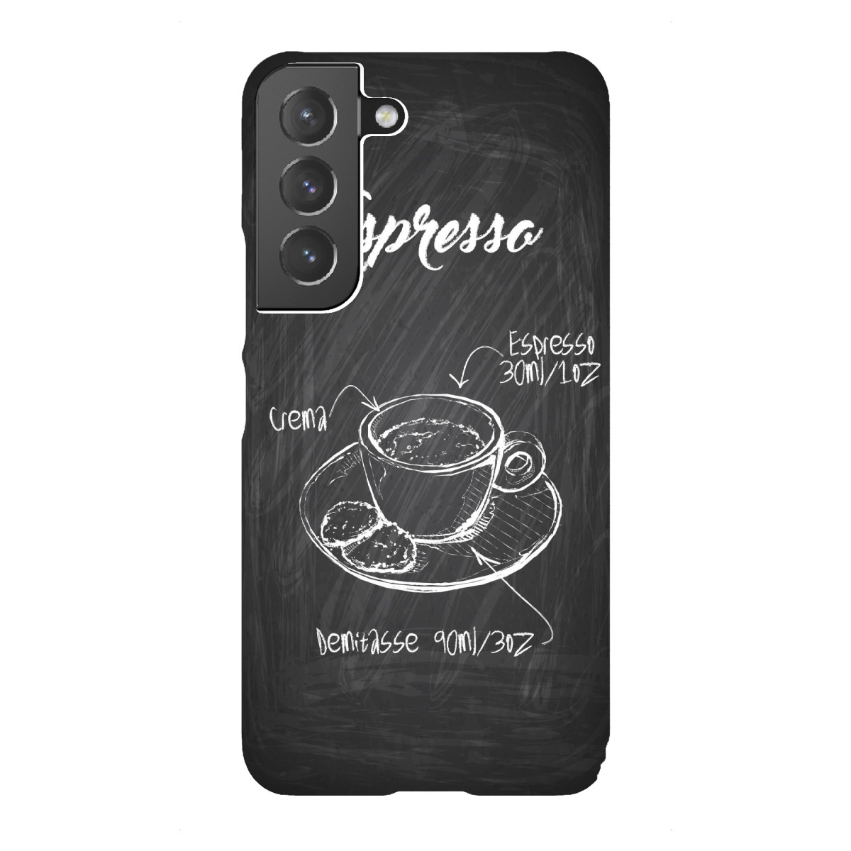 Samsung Galaxy "Espresso coffee Zeichnung" Premium-Case Handyhülle artboxONE