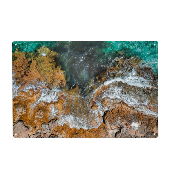 Metall Poster "Ibiza Freedom" artboxONE - Natur,Reise,Reise / Strand und Meer,Unterwasser