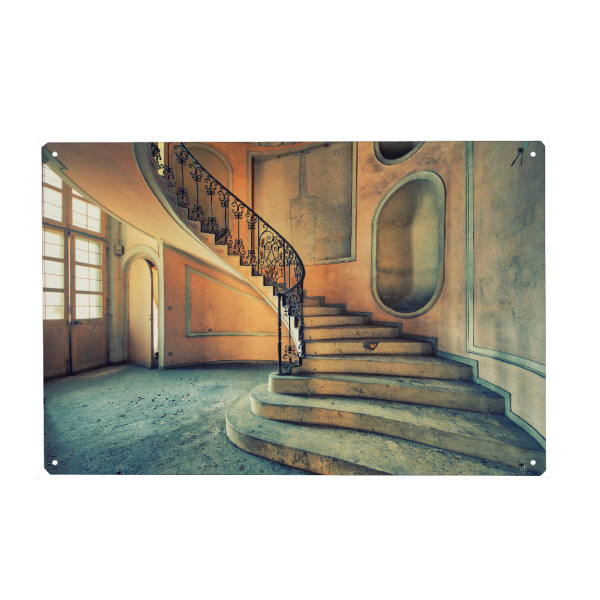 Metall Poster "Grande Stairs" artboxONE - Architektur