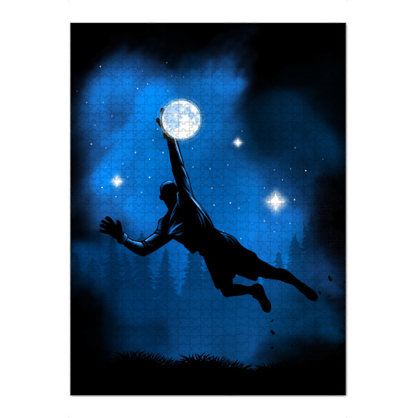 Puzzle Ravensburger "Stopping the moon" artboxONE - Natur,Menschen