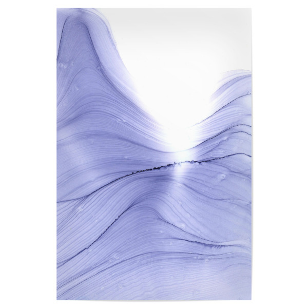 Poster "Berg Lila" artboxONE - Abstrakt