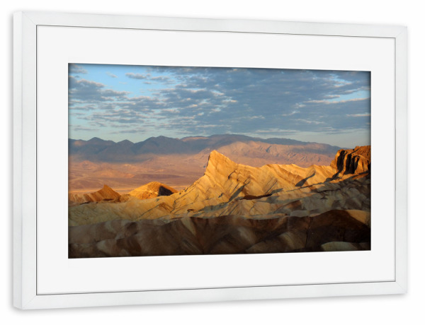 Poster mit Rahmen weiß "Death Valley, California" artboxONE - Natur,Reise