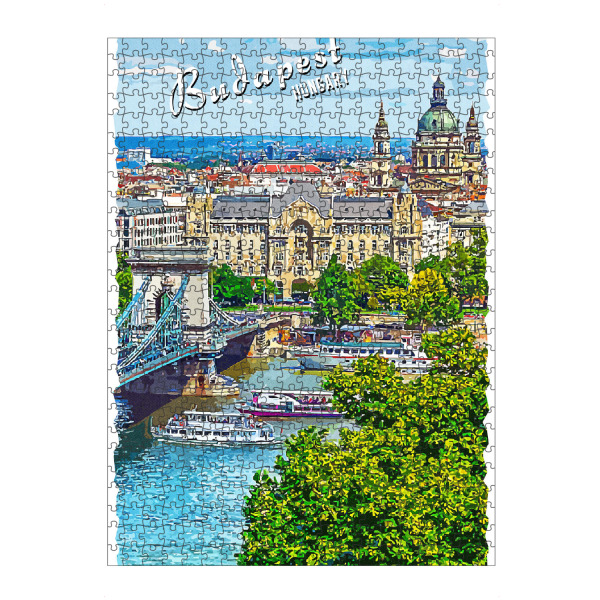 artboxONE Puzzle "Budapest Vintage" artboxONE - Städte,Architektur,Städte / Budapest