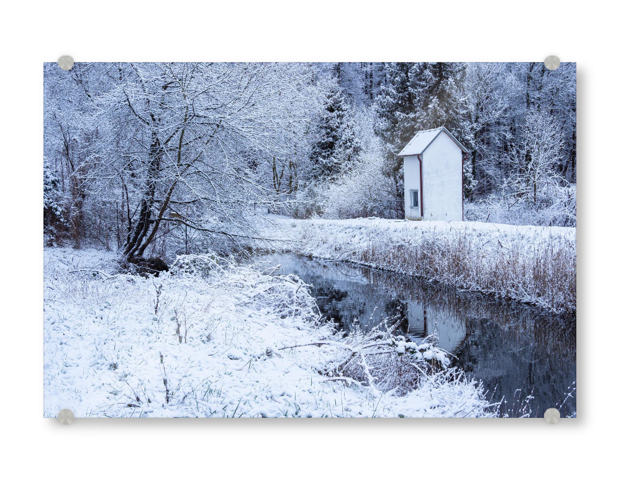 Acrylglasbild "Hechtgraben im Winter" artboxONE - Natur,Reise,Architektur,Städte / Weitere