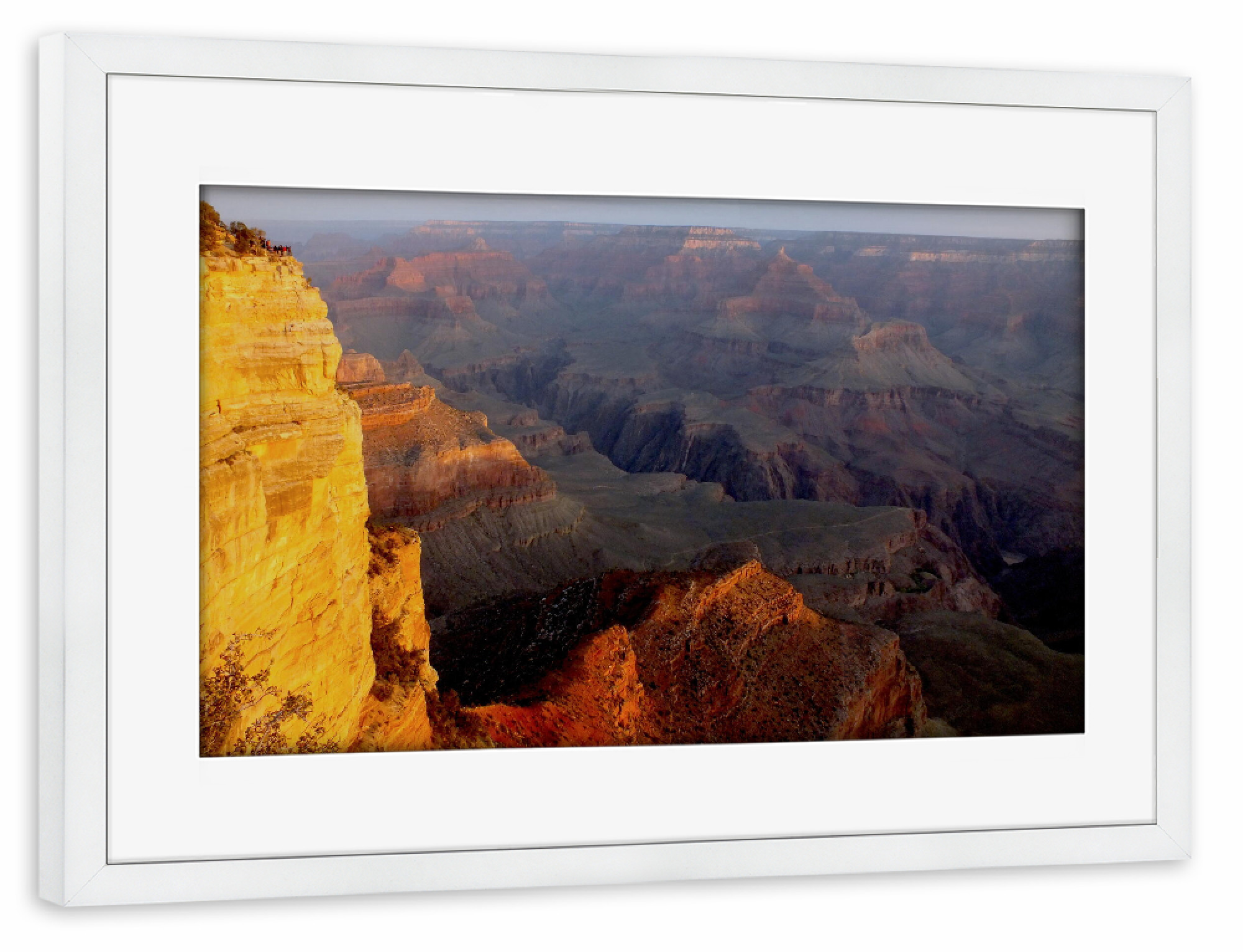 Poster mit Rahmen weiß "Grand Canyon, Arizona" artboxONE - Natur,Reise,Reise / Länder