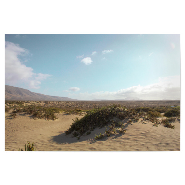 Poster 30x20 cm "Lanzarote Sand Dunes" artboxONE - Natur,Reise,Reise / Länder