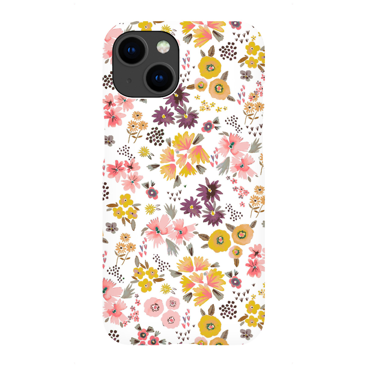 "Little Cute Flowers Coral"für iPhone - Premium-Case Handyhülle artboxONE