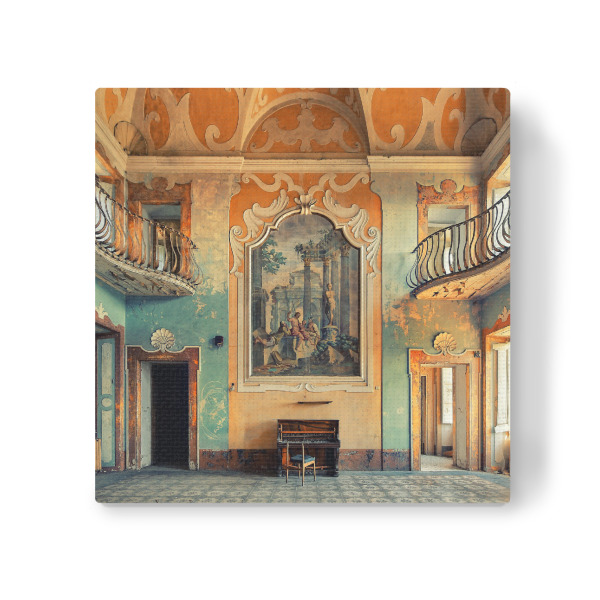 Leinwandbild "Yellow and Blue" artboxONE - Architektur