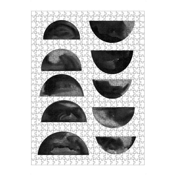 artboxONE Puzzle "Semi Circle Watercolor" artboxONE - Abstrakt,Geometrie