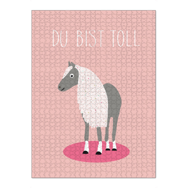 Puzzle Ravensburger "Pferdeposter Du bist Toll" artboxONE - Für Kinder,Tiere