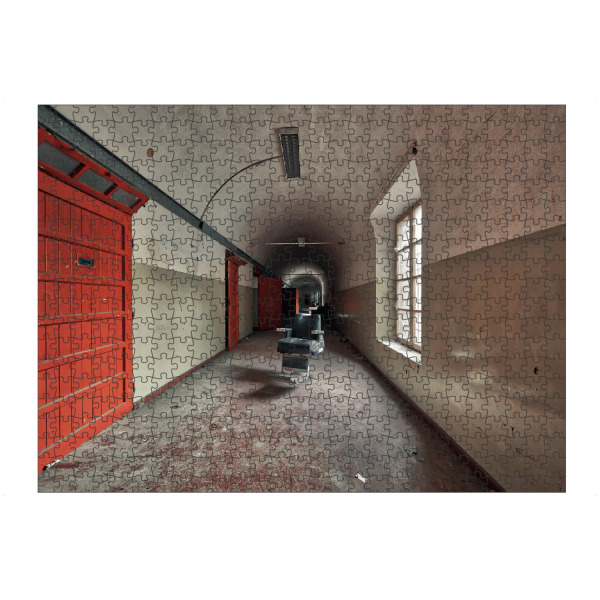 artboxONE Puzzle "Insane" artboxONE - Abstrakt,Architektur,Buchstaben / U,Buchstaben / V