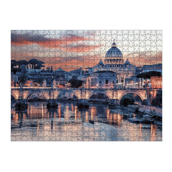 Puzzle Ravensburger "Pink Rome" artboxONE - Städte,Reise,Architektur,Reise / Länder,Städte / Rom