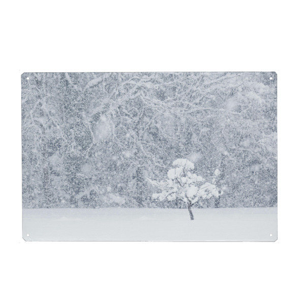 Holzbild "Es schneit!" artboxONE - Natur,Reise,Reise / Länder