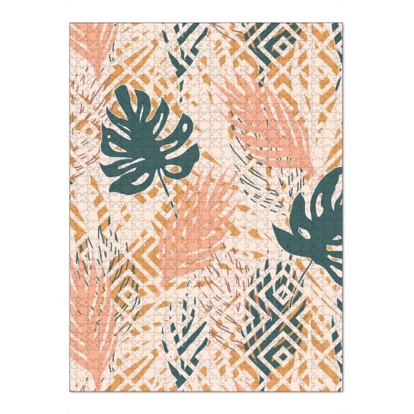 Puzzle Ravensburger "Tropical Maze" artboxONE - Natur,Floral,Abstrakt,Geometrie